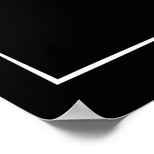 Poster Réfléchissez À L'Extérieur De La Boîte Typographie (Coin)