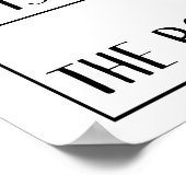 Poster Réfléchissez Dehors De La Boîte (Coin)