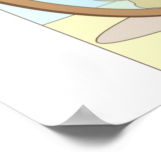 Poster Reflect to improve Wall art (Coin)