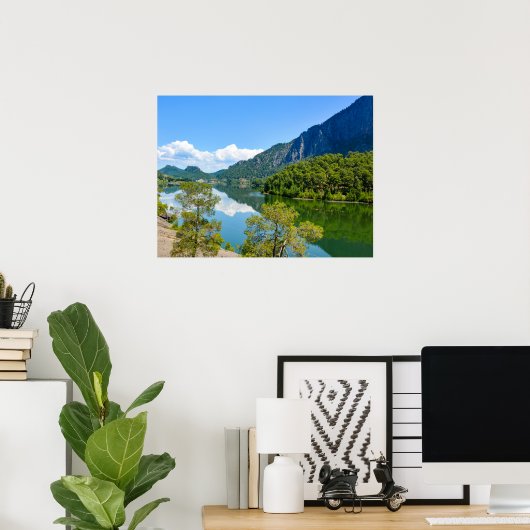 Poster Réflection du lac Scenic (Bureau à domicile)