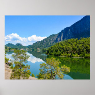 Poster Réflection du lac Scenic