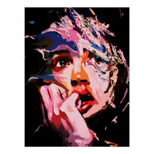 Poster Reflet Brisé Surréaliste – Émotionnel Abstrait