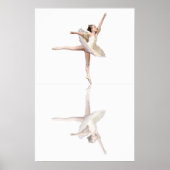 Poster reflet de ballet blanc (Devant)
