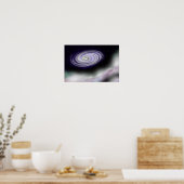Poster Reflet de la galaxie violette. (Cuisine)