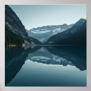 Poster Reflet de lac nordique