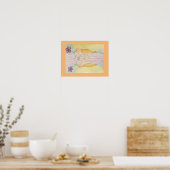 Poster reflet des oiseaux (Cuisine)