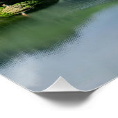 Poster Reflet du lac Bâlea – Impression alpine des Carpat (Coin)
