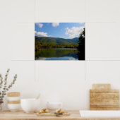 Poster Reflet du lac Indian Boundary (Cuisine)