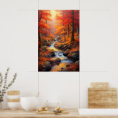 Poster Reflet soleil automne Maple Forest Fine Art (Cuisine)