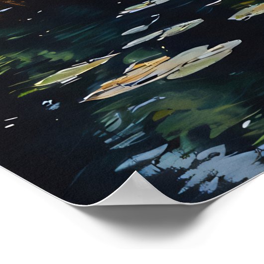 Poster Reflets d'automne (Coin)
