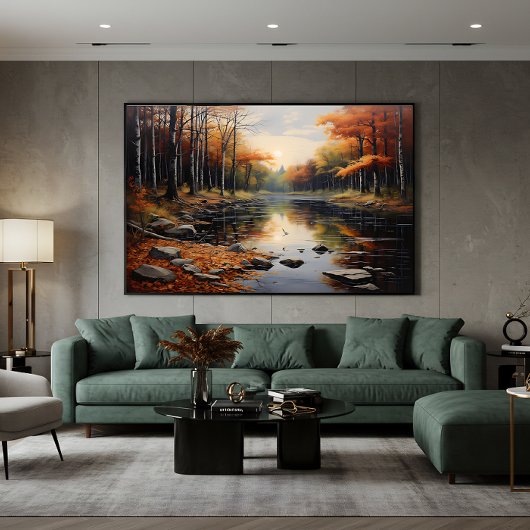 Poster Reflets d'automne
