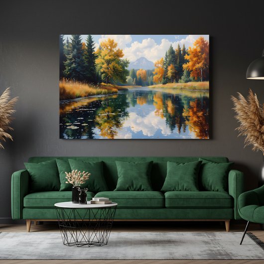 Poster Reflets d'automne