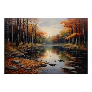 Poster Reflets d'automne