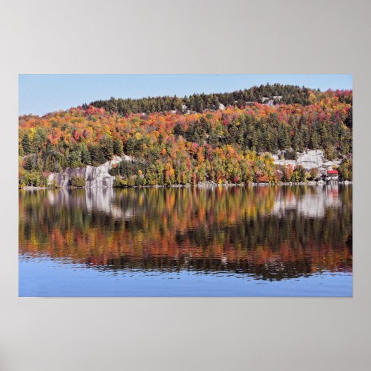 Poster Reflets de Crystal Lake, Vermont (Devant)