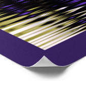 Poster Reflets d'étoile violette (Coin)