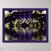 Poster Reflets d'étoile violette (Devant)