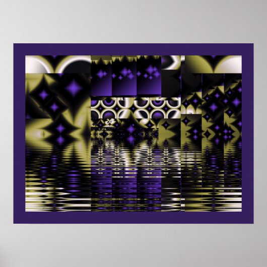 Poster Reflets d'étoile violette (Devant)