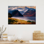 Poster Reflets du coucher de soleil (Cuisine)