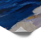 Poster Reflets du coucher de soleil méditerranéen – Moder (Coin)