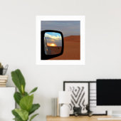 Poster Reflets du désert au coucher du soleil (Bureau à domicile)