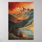 Poster Reflets du lac mystique (Devant)