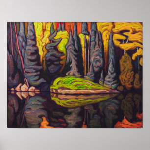 Poster Reflets, Sand Lake, Algoma Lawren Harris