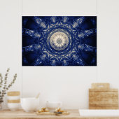 Poster Reflex Reactor Blue Biomechanical Dystopique Desig (Cuisine)