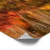 Poster Réflexion automnale sur Coffin Pond (Coin)