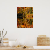 Poster Réflexion automnale sur Coffin Pond (Cuisine)