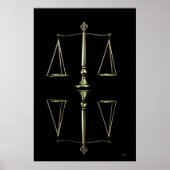 Poster Réflexion balance (Devant)