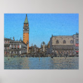 Poster Réflexion calme (Devant)