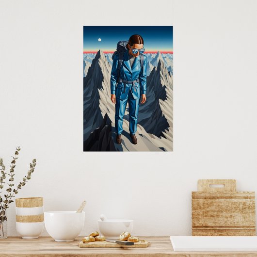 POSTER RÉFLEXION DANS LE FROID - (Cuisine)