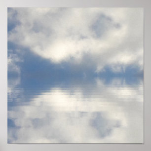 Poster Réflexion dans l'eau