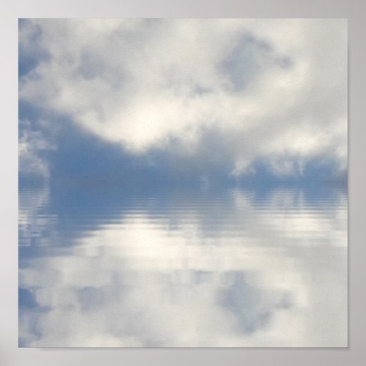 Poster Réflexion dans l'eau (Devant)