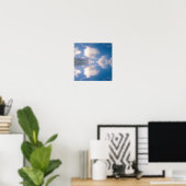 Poster Réflexion dans l'eau (Bureau à domicile)