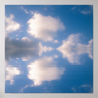 Poster Réflexion dans l'eau