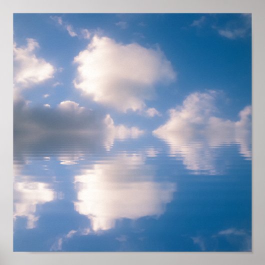 Poster Réflexion dans l'eau (Devant)