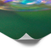 Poster Réflexion de bulle flottante (Coin)