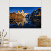 Poster Réflexion De Fitz Roy À Sunrise (Cuisine)