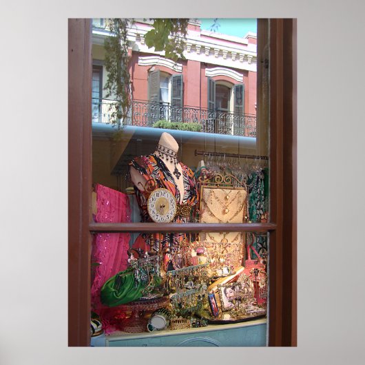 Poster Réflexion de la fenêtre NOLA (Devant)