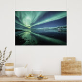 Poster Réflexion de la lumière du Nord (Cuisine)