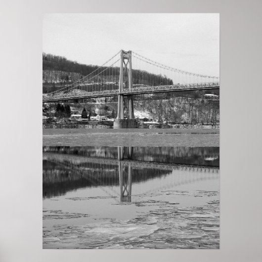 Poster Réflexion de la tour Icy Bridge (Devant)