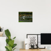 Poster Réflexion de l'aigle blanc (Bureau à domicile)
