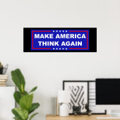 Poster Réflexion de l'Amérique (Bureau à domicile)