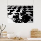 Poster Réflexion de marbre (Cuisine)