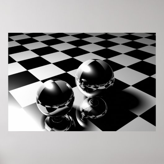 Poster Réflexion de marbre (Devant)