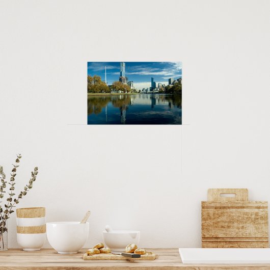 Poster Réflexion de Melbourne (Cuisine)