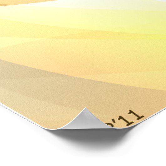 Poster Réflexion de section transversale (Coin)