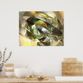 Poster Réflexion de section transversale (Cuisine)