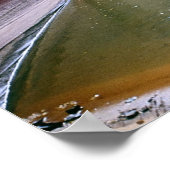 Poster Réflexion de vague (Coin)